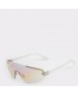 Ochelari de soare ALDO albi, Delydith100 , din PVC