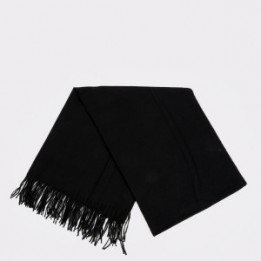 Esarfa KLOP neagra, F676, din material textil