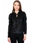 Bluza eleganta neagra din catifea 9089 NG