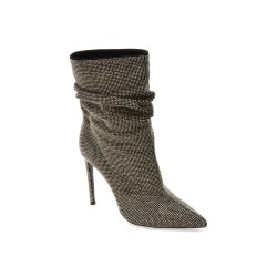 Botine elegante EPICA PREMIUM argintii