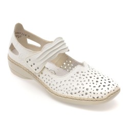 Pantofi RIEKER albi