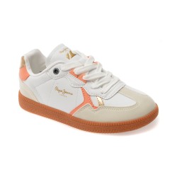 Pantofi sport PEPE JEANS albi
