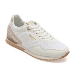 Pantofi sport PEPE JEANS albi