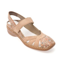 Pantofi RIEKER bej