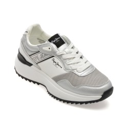 Pantofi sport PEPE JEANS albi