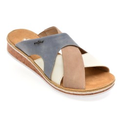 Papuci RIEKER albastri