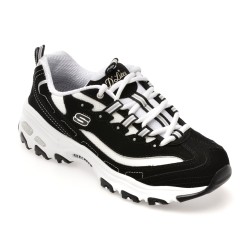 Pantofi sport SKECHERS alb-negru