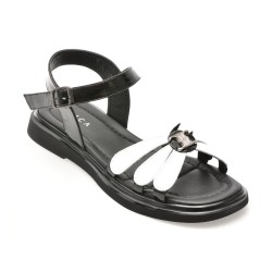 Sandale EPICA alb-negru